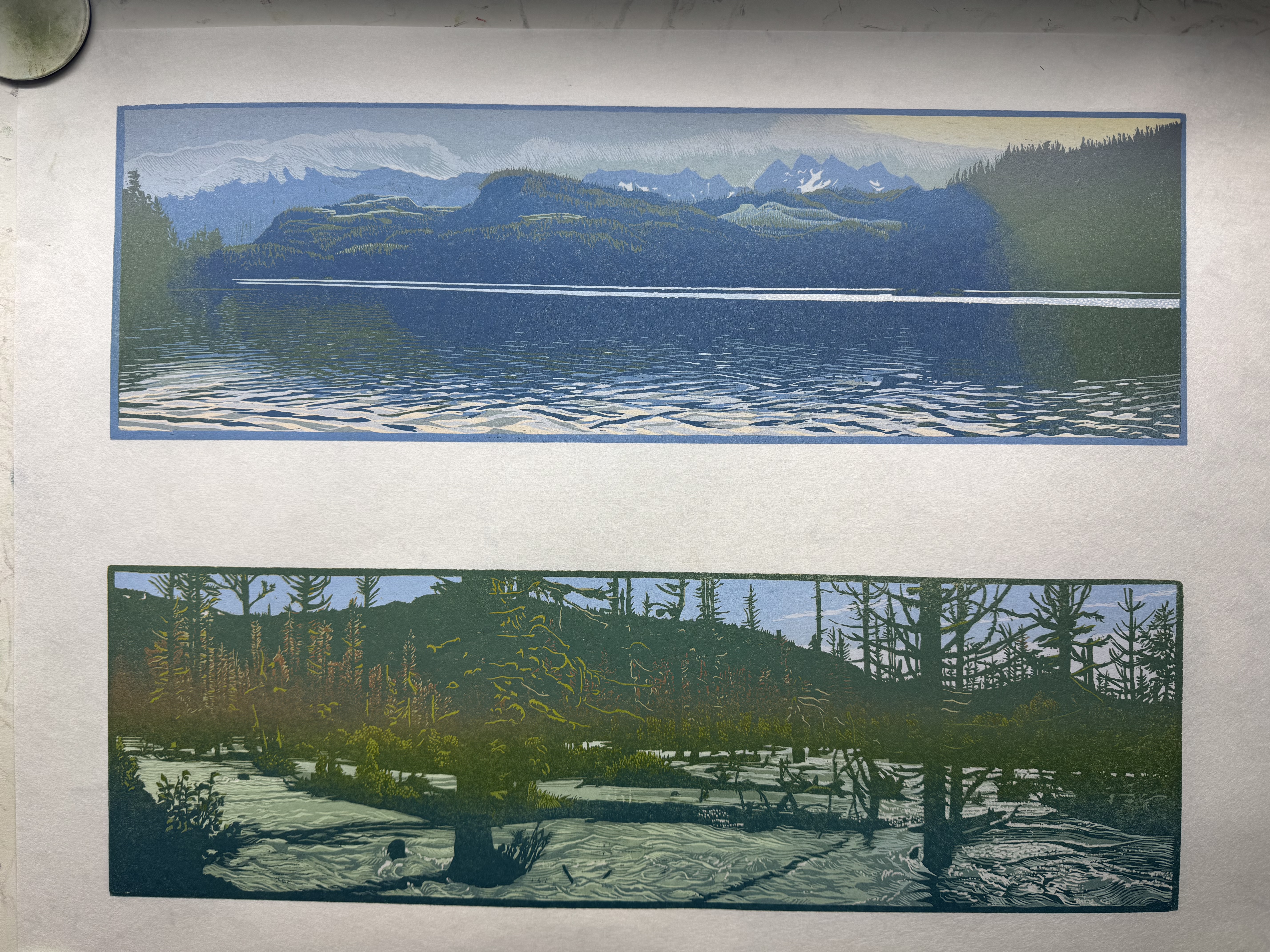 ALASKA - houtsneden IN PROGRESS